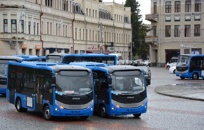 რეგიონებისთვის განკუთვნილი 175 ახალი თანამედროვე სტანდარტების ავტობუსიდან 10 ავტობუსი ქუთაისს  გადაეცა