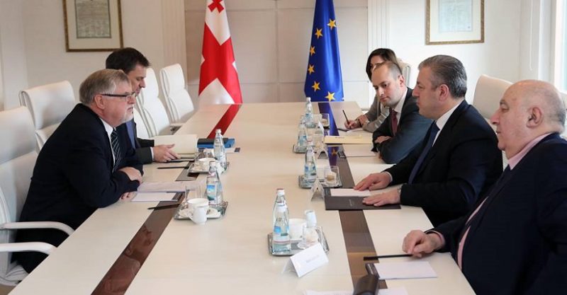 პრემიერ-მინისტრი ევროკავშირის სპეციალურ წარმომადგენელს შეხვდა