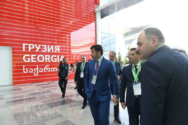 კახა კალაძე საერთაშორისო გამოფენის “ASTANA EXPO-2017-ის გახსნის ოფიციალურ ცერემონიალს დაესწრო