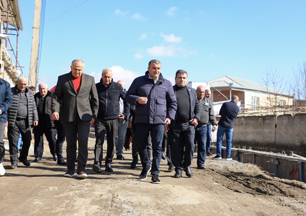 მაგისტრალური არხის  რეაბილიტაცია მიმდინარეობს