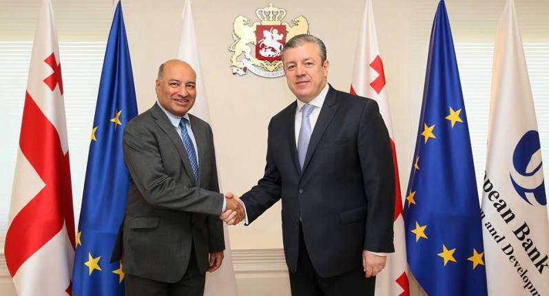 საქართველოს პრემიერ-მინისტრი EBRD-ის პრეზიდენტს შეხვდა