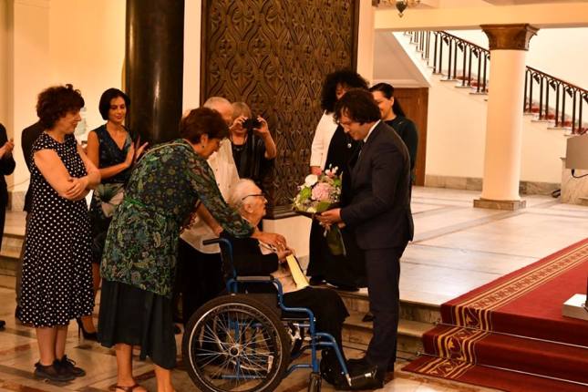 პარლამენტმა აკადემიკოს მარიამ ლორთქიფანიძის 95 წლის იუბილესადმი მიძღვნილ ღონისძიებას უმასპინძლა