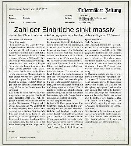 გამოცემა „Westerwälder Zeitung“ საქართველოსთან დამყარებულ პარტნიორობაზე წერს