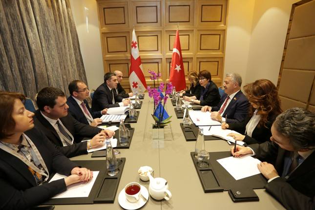 დიმიტრი ქუმსიშვილი თურქეთის ტრანსპორტის, საზღვაო საკითხთა და კომუნიკაციების მინისტრს შეხვდა