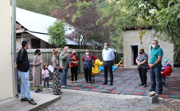 სოფელ მაღაროსკარში საბავშვო ბაღის მშენებლობა დასრულდა