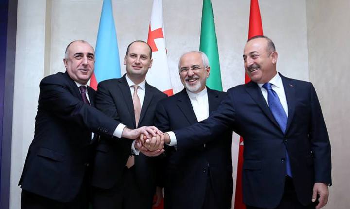 აზერბაიჯანის, საქართველოს, ირანისა და თურქეთის საგარეო საქმეთა მინისტრების პირველი შეხვედრა გაიმართა