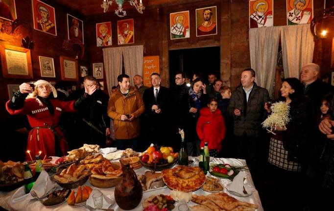 ოზურგეთში ტრადიციული დღესასწაული კალანდა აღინიშნა
