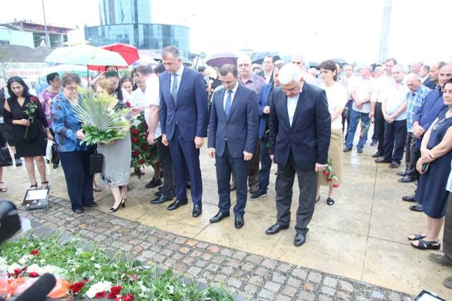 ზურაბ პატარაძე სოხუმის დაცემის დღესთან დაკავშირებულ ღონისძიებას დაესწრო